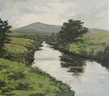 Fergal Nally, Near Achill Sound, oil on canvas