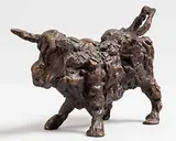 Bull by John Behan, 2005, unique bronze, sold Mar 2017