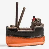 George Wyllie Scottish, The Glasgow Puffer, unique steel