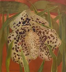 Gene Lambert, Plant Forms, 1980, oil on board