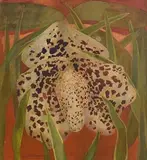 Gene Lambert, Plant Forms, 1980, oil on board