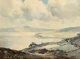 Cushendun, Co. Antrim by Charles McAuley, oil on board, offered Mar 2017