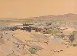 Bea Orpen, Sand Dunes, gouache on card
