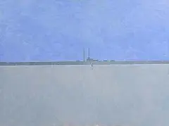 Simon MacLeod, Sandymount Strand, oil on canvas