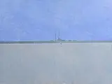 Simon MacLeod, Sandymount Strand, oil on canvas