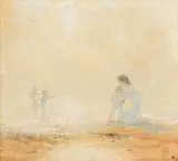 George Russell, Playing on the Beach