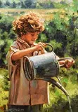 Mark O'Neill, The Young Gardener, oil on board