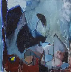 Abstract Composition by Barrie Cooke, oil on canvas, offered Jan 2017