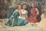 James Le Jeune, Three Young Ladies Relaxing