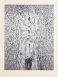 Louis le Brocquy, Human Image VI, silkscreen print on velin d'Arches paper: number 50 from an edition of 75