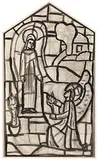 Evie Hone, The Annunciation, gouache over pencil with wash