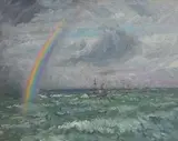 Patrick Leonard, After the Storm, oil on board