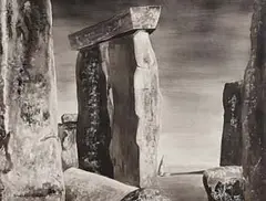 Maria Simonds-Gooding, Stonehenge, watercolour