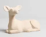 Michael Cooper, Deer, carved stone sculpture