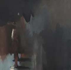 Colin Crotty, Standing Male, oil on canvas