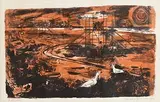 Norah McGuinness, Dublin Bay, limited edition lithograph signed & numbered 37/75