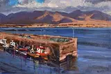 Michael Hanrahan, Roundstone, Connemara, oil on board