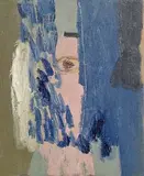 Paddy McCann, The Curtain, oil on linen