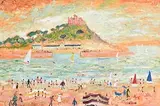 Redruth by Simeon Stafford, oil on board, sold Jan 2017