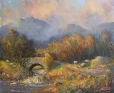 Seamus Coleman, Autumn, Connemara, oil on canvas