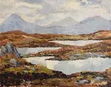 Near Clifden, Connemara by Fergus O'Ryan, oil on canvas, sold Jan 2017