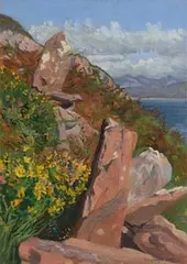 Damaris Lysaght, Minard, Co Kerry, oil on canvas board