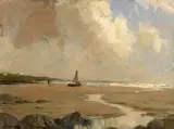 Preparing the Boat by James Humbert Craig, oil on board, sold Dec 2016