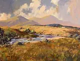 Shimna River, Kingdom of Mourne by George K. Gillespie, oil on board, sold Dec 2016