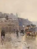 Rose Maynard Barton, The Rotunda Rooms, Dublin, 1900, watercolour with bodycolour on paper