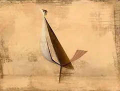 Neville Johnson, Bird, oil on board