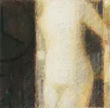 4 o'c by John Shinnors, oil pastel on linen on panel, offered Dec 2016