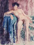 Roderic O'Conor, Nude on a Couch, c.1911, oil on canvas