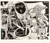 Pablo Picasso, Untitled (from the 347 Series), 1968, aquatint on Arches paper, signed and numbered in pencil no.22 from and edition of 50