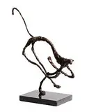 Petr Holeček, Caracal, bronze from an edition of 9