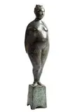 Carolyn Mulholland, Little Fat Figure, 1995, bronze - no 6 from an edition of 9