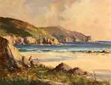 Kilyahowey Strand, Dunfanaghy, Co Donegal by George K. Gillespie, oil on canvas, sold Dec 2016