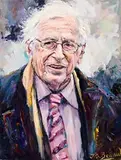 James S. Brohan, Garret Fitzgerald, oil on canvas