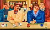The Racing Post by Graham Knuttel, oil on canvas laid on board, sold Dec 2016