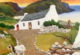 James MacIntyre, Goat - Donegal, oil on board