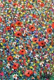 Kenneth Webb, Poppies in a Meadow, oil on canvas board