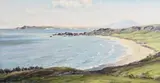 Whitepark Bay, Co. Antrim by Charles McAuley, oil on canvas, sold Sep 2016