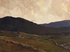 James Humbert Craig, Antrim Hills, oil on panel
