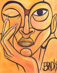 Terry Bradley, The Diva, oil on canvas