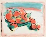 Neil Shawcross, Still Life - Fruit in a Vase, 1997, mixed media