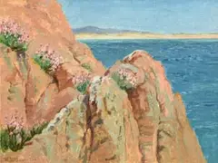 William Henry Bartlett, Arranmore, Burton Port, Co. Donegal, 1910, oil on board
