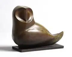 Owl by Anna Linnane, unique bronze, sold Sep 2016