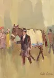 Robert Taylor Carson, The Enclosure, oil on board