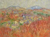 Village of Clifton by Desmond Carrick, oil on board, sold Sep 2016