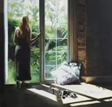 Tina Spratt English, Sunday Afternoon, oil on canvas