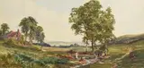 John Faulkner, Figures in a Country Landscape